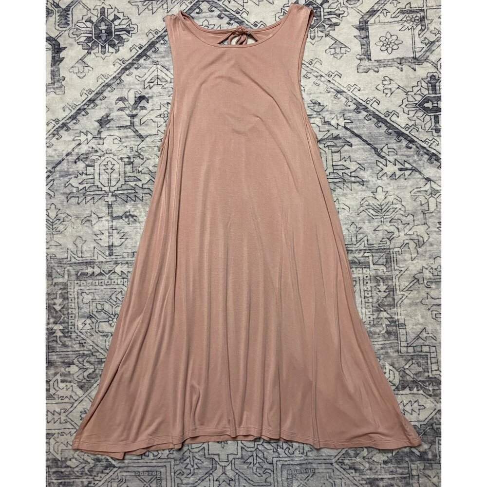 American Eagle Outfitters Sleeveless‎ Pink Swing Dress Size Short Large Soft
